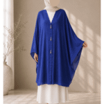 Navy Blue Kaftan Style Gown