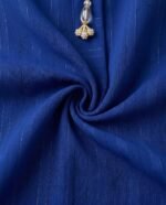 Navy Blue Kaftan Style Gown - Image 5
